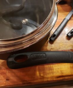 T-fal Experience Nonstick Cookware Set 12 Piece Induction Oven Safe 350F Pots and Pans, Dishwasher Safe Black 12-Piece Induction Nonstick 22 B1rf1MgDFAS