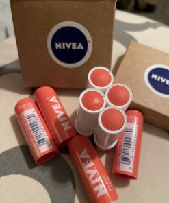 NIVEA Lip Balm, Blackberry Flavored Tinted Lip Balm Stick with Shea Butter and Jojoba Oil, 0.17 Oz, Pack of 4 0.17 Ounce (Pack of 4) 26 B1sK8H5irLS