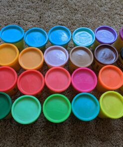 Play-Doh Modeling Compound 24-Pack Case of Colors, Party Favors, Non-Toxic, Multi-Color, 3-Ounce Cans, Ages 2 and up (Amazon Exclusive) Multicolor Frustration-Free Packaging 60 B1sczMSe2S