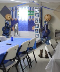 Cookie Monsters Happy 1st Birthday Balloon Decorations and Party Supplies 32 B1siCl WltS