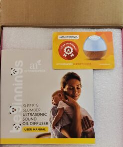 artnaturals Essential Oil Diffuser & Baby White Noise Sound Machine w/Night Light - 6 Natural Relaxing & Soothing Sounds - Sleep Therapy for Babies, Kids & Adults - Aromatherapy Humidifier for Bedroom 34 B1sis7EnoeS 1