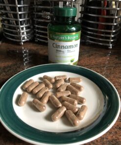 Nature’s Bounty Cinnamon 2000mg Plus Chromium, Sugar Metabolism Support Supplement, 60 Capsules 26 B1szZ6McWRS