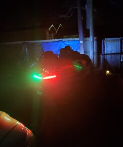 Green Blob Outdoors LED Red & Green Navigation Boat Bow light Strips Kit Rub Rail Waterproof for Bass Boats, Pontoon, Wave Runners, Kayaks, Ski Boats red, green 12 B1t7I3rqmuS