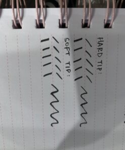 Tombow 62038 Fudenosuke Brush Pen, 2-Pack. Soft and Hard Tip Fudenosuke Brush Pens for Calligraphy and Art Drawings 2 Count (Pack of 1) Black 36 B1t85il9k8S