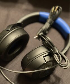 Razer Kraken X Ultralight Gaming Headset: 7.1 Surround Sound - Lightweight Aluminum Frame - Bendable Cardioid Microphone - for PC, PS4, PS5, Switch, Xbox One, Xbox Series X|S, Mobile - Black/Blue Classic Black/Blue 44 B1tc4uzbGOS