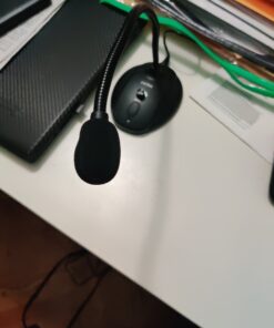 Fifine USB Computer Microphone, Plug &Play Desktop Condenser PC Laptop Mic,Mute Button with LED Indicator, Compatible with Windows/Mac, Ideal for YouTube,Zoom,Recording,Twitch Games(K054) Flexible gooseneck 17 B1tc70L1CS