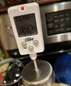 CDN DTC450 Digital Candy/Deep Fry/Pre-Programmed & Programmable Thermometer, White, 10.4" Digital Candy Thermometer 30 B1u0ftGzRuS