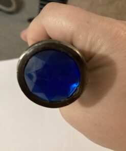 Ace Martial Arts Supply New Scottish Celtic Gaelic Twist Knot Blue Ruby Gemstone Wicca Dirk Dagger Knife, 9-Inch 43 B1u31synljS