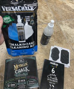 MyGift Black Metal A-Frame Erasable Chalkboard Sign, Freestanding Foldable Dual Sided Sidewalk Chalkboard Easel, Restaurant Menu Board, Decorative Wedding Signage 24 B1u6VER SS