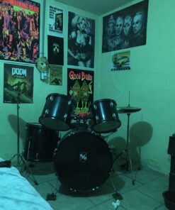 Evans EQ Single Pedal Patch, Black Nylon 22 B1uATm99QlS 1