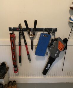 Rubbermaid FastTrack Garage Storage Utility Hooks, All in One Rail Hook Kit and Tool Organizer, 6 Piece, Heavy Duty for Wall/Shed/Garden Garden 25 B1upvu9f9wS