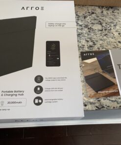 ARROE App-Enabled Laptop Power Bank 20000mAh with Accessories: USB-C PD 60W Wall Charger, International Adaptor Plugs & Laptop Connectors - Smart Charging System for All Devices 50 B1uqIP0ucqS