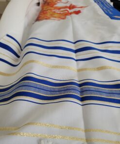 Holy Land Gifts 74223 Prayer Shawl-Flame Of Pentecost - 72 x 22 in. 13 B1v2q362US