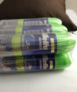 Gillette Series 3X Sensitive Shave Gel, Hydrates, Protects and Soothes Sensitive Skin, 7 Ounce (Pack of 6)(Packaging May Vary) Aloe 7 Ounce (Pack of 6) 40 B1vXOPlJEmS