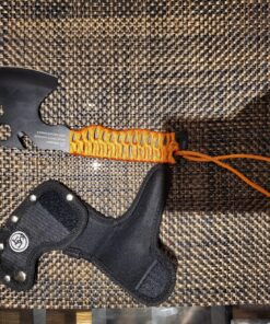 UST Parahatchet FS Camping Axe with Stainless Steel Blade Including 3 Hex Wrenches and Rope Cutter, Paracord-Wrapped Handle and Magnesium Fire Starter for Camping, Backpacking, Hunting and the Outdoors 24 B1vabw91vNS