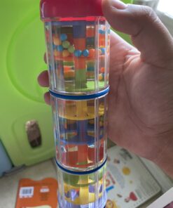 Halilit by Edushape Rainmaker - 8 Inch Rainstick Musical Instrument for Babies, Toddlers and Kids - Educational Toy for Sensory Developmental Rhythm Shaker 26 B1w70y8KzS