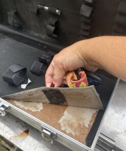 ROMANTICIST 28pc BBQ Accessories Set with Thermometer - The Very Best Grill Gift on Birthday Wedding - Heavy Duty Stainless Steel Grill Set in Case for Outdoor Cooking Camping Grilling Smoking 28PCS SILVER 38 B1wSVtnxvMS