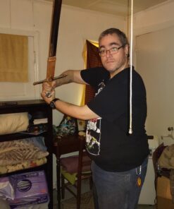 Whetstone Cutlery William Wallace Medieval Sword with Sheath, Silver, 8.75''x 41.625'' x 2.25'' 56 B1wnwfhQsBS