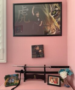 Ten Ryu MA-2SD Two-Tier Sword Stand, Black Lacquer Finish 23 B1wvL4P3fiS