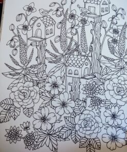 Twilight Garden Coloring Book: Published in Sweden as "Blomstermandala" (Gsp- Trade) Hardcover 64 B1xJGB0BzYS