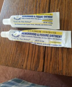 Doctor Butler’s Hemorrhoid & Fissure Ointment Cream with Lidocaine and Phenylephrine HCI for Fast Acting Relief of Pain, Swelling, Discomfort, and Itching (1 oz.) A - 1 oz. Tube 37 B1xw7AnxFS