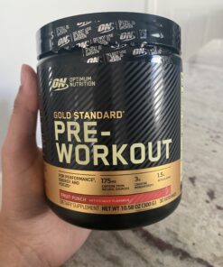 OPTIMUM NUTRITION Gold Standard Pre-Workout with Creatine, Beta-Alanine, and Caffeine for Energy, Flavor: Fruit Punch, 30 Servings 30 Servings (Pack of 1) 37 B1y07ljVk0S