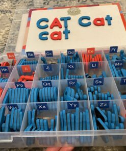 JoyNote Classroom Magnetic Letters Kit 234 Pcs with Double-Side Magnet Board - Foam Alphabet Letters for Kids Spelling and Learning 35 B1y201B8nJS