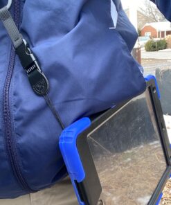 SEYMAC iPad 6th/5th Generation Case iPad 9.7 Case, Full-Body Shockproof Heavy Duty Protective Case with Screen Protector, Rotating Stand/Hand/Shoulder Strap for iPad 6th/ 5th / Air 2/ Pro 9.7, Blue Black/ Dark Blue 9.7 inch - For iPad 6th/5th Gen 30 B1y8HzV3k3S