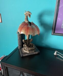 Design Toscano Dragon Strike Illuminated Sculpture,Full Color 8 B1yCGzDMA4S