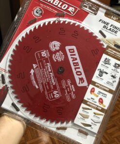 Diablo by Freud D1060X 10" x 60 Tooth Fine Finish Saw Blade 10" 19 B1yEDuNeuAS