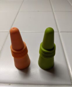 Rabbit W6121 Bottle Stoppers, Set of 4, Multicolor Bottle Stopper 35 B1yQGGXplMS