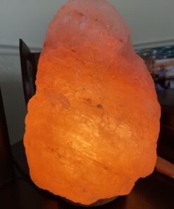 Himalayan Glow 1004 Crystal Himalayan Salt Lamp, Night Light Hand Crafted for Home Decor, 7-9 Inch, Orange/Amber Natural Salt Lamp (Pack of 1) 37 B1yaQeg0vS