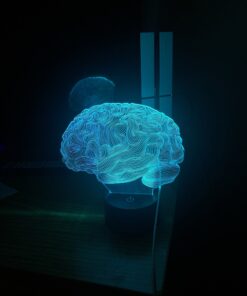 Elstey Brain 3D Night Light Table Desk Lamp, 7 Colors Optical Illusion Touch Control Lights with Acrylic Flat & ABS Base & USB Cable for Christmas Gift 19 B1ydZjdKqyS