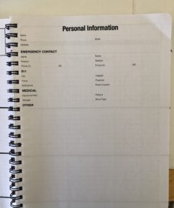 Action Publishing UNDATED Minimalist Day Planner® (8.5" X 11"), Wire Bound, Crisp White Archival Quality Paper Large (8.5" by 11") 53 B1yiVD4i5S