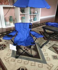 Redmon Umbrella Kids Camping Chair with Matching Shoulder Bag,Nylon, Royal Blue 21 B1yilcSht0S