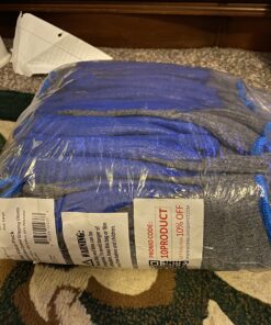 G & F Products - 3100L-DZ-Parent 12 Pairs Large Rubber Latex Double Coated Work Gloves for Construction, gardening gloves, heavy duty Cotton Blend Blue Large (Pack of 12) General Purpose 53 B1yus0tFQsS 1