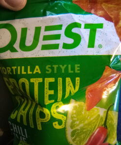Quest Nutrition Tortilla Style Protein Chips, Chili Lime, Baked, 1.1 Oz, Pack of 12 43 B1zIE2 T6US