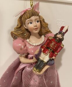 Kurt Adler C7174 Clara Holding Nutcracker Christmas Ornament 14 B1zJTngKUtS
