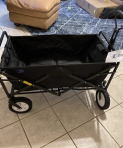 MacSports Collapsible Folding Outdoor Utility Wagon, Black 35 B1zRrAKKaLS