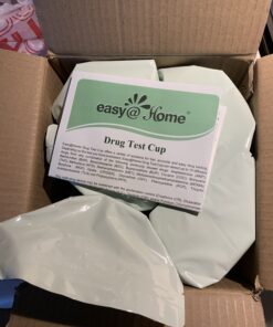 5 Pack Easy@Home Drug Test Cup for 5 Popular Drug Tests Marijuana (THC),Amphetamine (AMP),Cocaine (COC), Methamphetamine (MET), Opiate (OPI 2000) - #ECDOA-254 5 Count (Pack of 1) 19 B1zrcrse01S