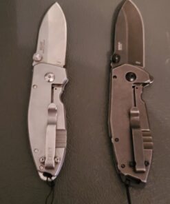 CRKT Squid Folding Pocket Knife: Compact EDC Straight Edge Utility Knife with Stainless Steel Blade and Framelock Handle Silver Stonewash 36 C1 85iQXfUS