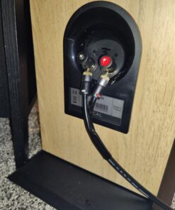 Mediabridge 12AWG Ultra Series Speaker Cable - Gold Plated Banana Tips (12 FT) - CL2 99.9% Oxygen Free - Black (SWT-12B-12B) 12 Feet 45 C1 GkNgkuVS