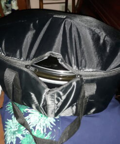 Hamilton Beach Portable Slow Cooker Travel Bag, Insulated Carrier Case for 4, 5, 6, 7 & 8 Quart Crock, Internal Mesh Net Holds Pot in Place, Compatible with Other Brands, Black (33002) 48 C10nnKz1iQS