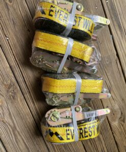 Everest Premium Ratchet Tie Down – 1 PK – 2 IN – 27 FT – 3333 LBS Working Load – 10000 LBS Break Strength – Double J Hook – Cargo Straps Perfect for Moving Appliances, Lawn Equipment and Motorcycles 36 C10qsSnOjwS