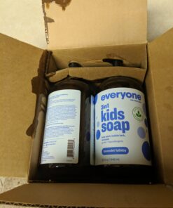 Everyone 3-in-1 Kids Soap, Body Wash, Bubble Bath, Shampoo, 32 Ounce (Pack of 2), Lavender Lullaby, Coconut Cleanser with Plant Extracts and Pure Essential Oils 33 C116L4yQCfS