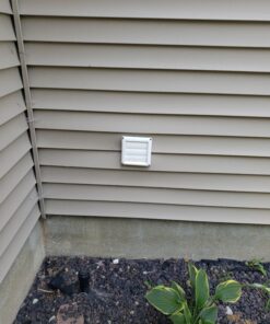 Deflecto Supurr-Vent Louvered Outdoor Dryer Vent Cover, White, 4" Hood (HS4W/18) 36 C11BufybJZS