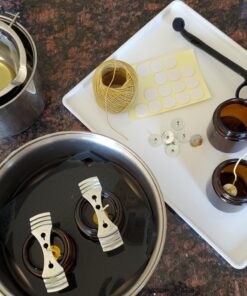 EricX Light 200pcs 20mm Metal Candle Wick Sustainer Tabs,for Candle Making,Candle DIY 25 C11NVZLyAYS