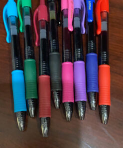 Pilot, G2 Premium Gel Roller Pens, Fine Point 0.7 mm, Assorted Colors, Pack of 8 Assorted Fashion 30 C11ihn9V gS