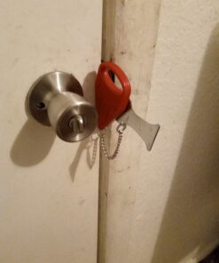 Portable Door Lock Replacement for Addalock Compatible with Travel Lock, AirBNB Lock, School Lockdown Lock and Security Home Apartment Living Hotel Motel (Portable Door Lock) 29 C11mzQS4k7S