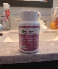 EZ Melts Dissolvable Energy, Memory & Mood Enhancer, Blend of B-Vitamins, Sugar-Free, 2-Month Supply 33 C12OMNihaAS